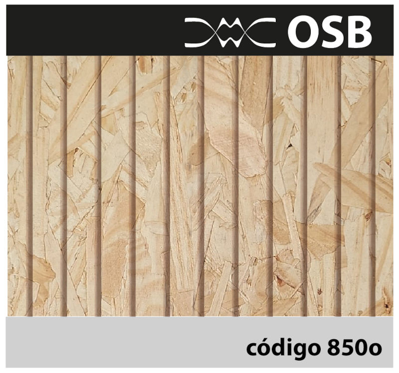 Revestimiento alistonado en particulas de madera OSB